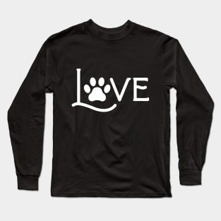 Love paw print Long Sleeve T-Shirt